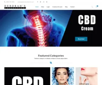Deborahscollection.com(Health and beauty for life) Screenshot