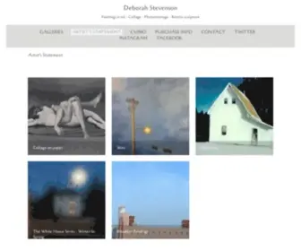 Deborahstevenson.com(Artist in painting) Screenshot