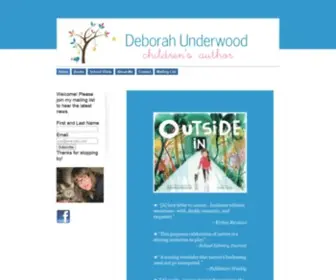 Deborahunderwoodbooks.com(Deborah Underwood) Screenshot