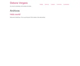 Deboravergara.com(Debora Vergara) Screenshot