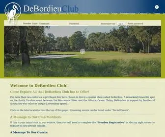 Debordieuclub.com(DeBordieu Club) Screenshot