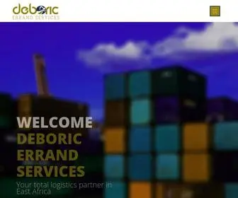 Deboric.com(Your Total Logistics Partner in East Africa) Screenshot