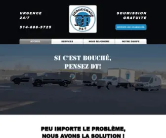 Debouchagedt.ca(Debouchage Tuyauterie) Screenshot