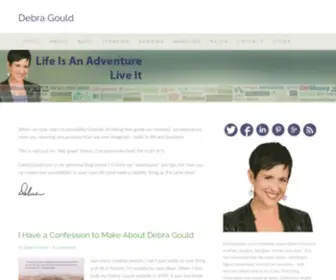 Debragould.com(Debra Gould Online Media Room) Screenshot