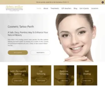 Debramiller.com.au(Cosmetic Tattoo Specialist Perth) Screenshot