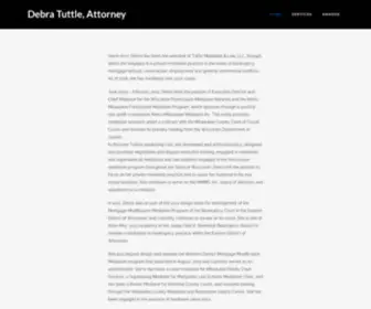 Debratuttleattorney.com(Bankruptcy, Mortgage Default, & Employment Mediation Attorney) Screenshot