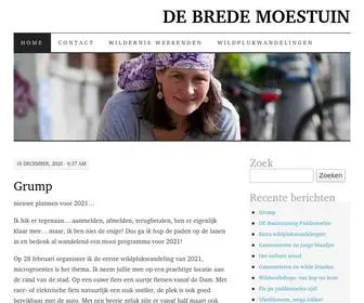 Debredemoestuin.nl(DE BREDE MOESTUIN) Screenshot