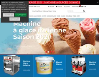 Debref.com(Machine Glace Italienne Professionnelle Debref) Screenshot