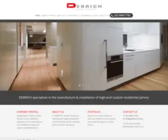 Debrich.com.au(DEBRICH CUSTOM JOINERY) Screenshot