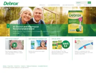 Debrox.com(Debrox® EarWax Removal & Treatment Products) Screenshot
