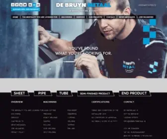 Debruynmetaal.nl(De Bruyn Metaal) Screenshot