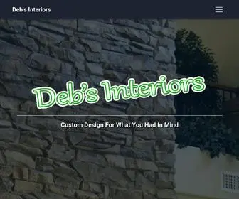 Debsinteriors.com(Deb's Interiors) Screenshot