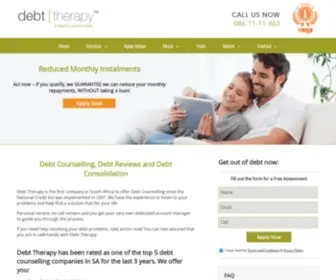 Debt-Therapy.co.za(Debt Management) Screenshot