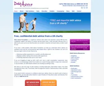 Debtadvicefoundation.org(Debt Advice Foundation) Screenshot