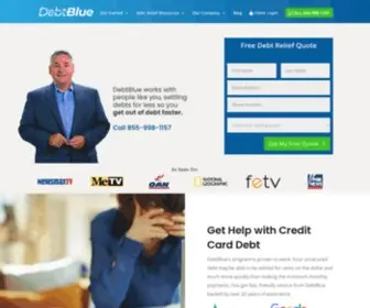 Debtblue.com(Trusted Debt Relief Partners) Screenshot