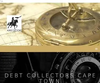 Debtcollectorscapetown.co.za(Debt Collectors Cape Town Kredcor) Screenshot