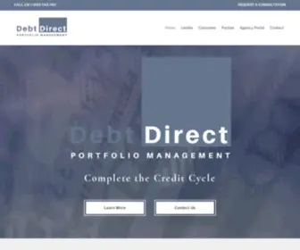 Debtdirectmanagement.com(Debt Direct) Screenshot