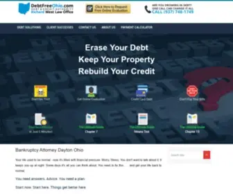 Debtfreeohio.com(Dayton Bankruptcy Attorney) Screenshot