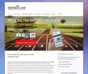 Debtguru.com(Credit Counseling Services and Debt Management by DebtGuru) Screenshot