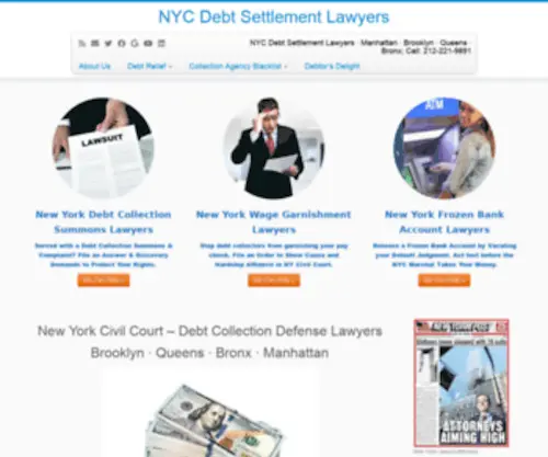 Debtlawyernyc.com(Debtlawyernyc) Screenshot