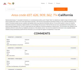 Debtor-Tax.com(Area code 657) Screenshot