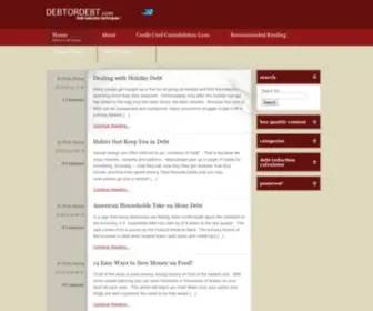 Debtordebt.com(Debtor debt) Screenshot