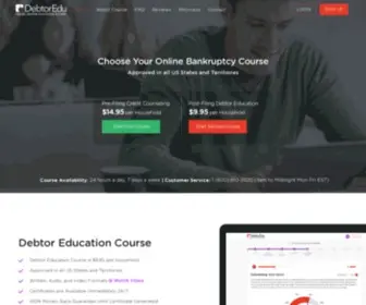 Debtoredu.com(Debtor Education Course) Screenshot