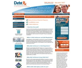 Debtrx.com(Credit Card Debt Consolidation) Screenshot