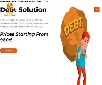 Debtsolution.eu(Debt Solution) Screenshot