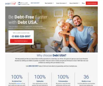 Debtusa.com(Helping American's Out of Debt) Screenshot