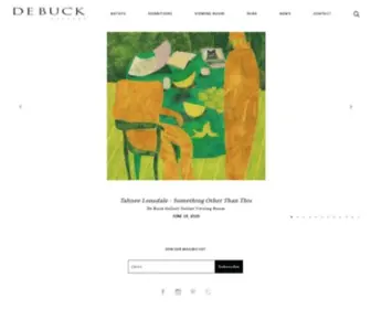 Debuckgallery.com(De Buck Gallery) Screenshot