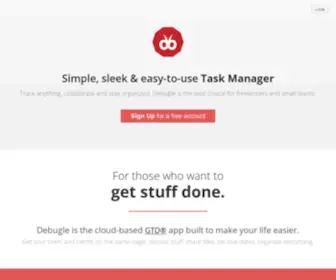 Debugle.com(Debugle is a simple & free issue tracking web application) Screenshot