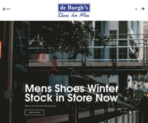 Deburghshoes.com.au(Quality Mens Shoes) Screenshot