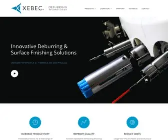 Deburringtechnologies.com(XEBEC®) Screenshot