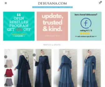 Debusana.com(Supplier Bisnis Dropship Baju Muslim Terpercaya) Screenshot