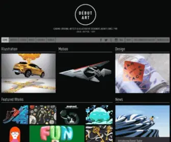 Debutart.com(Debut Art) Screenshot