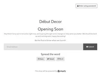 Debutdecor.com(Début) Screenshot