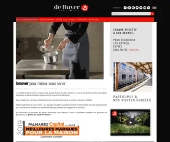 Debuyer.com(De Buyer) Screenshot