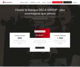 Deca-Groupe.com(DECA GROUP) Screenshot