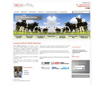 Decachimie.com(Alimentation Humaine) Screenshot