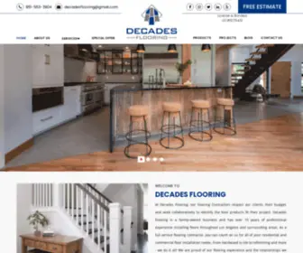 Decadesflooring.com(Decades Floor Repair Services in Northridge california) Screenshot