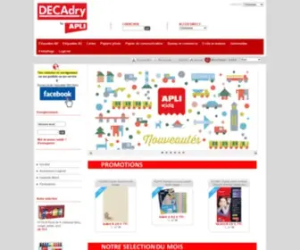 Decadry.com(Papeterie en ligne) Screenshot