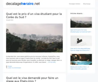 Decalage-Horaire.net(L'heure dans le monde entier sur) Screenshot