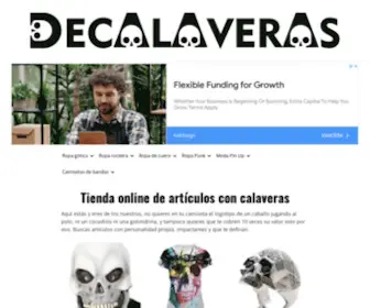 Decalaveras.com(Tienda) Screenshot