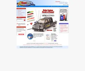 Decalgear.com(The hobbyist's source for inkjet decal paper and Decal Maker custom decal making software for modelers and hobbyists) Screenshot