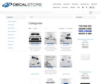 DecalStore.com(Cool car decals) Screenshot