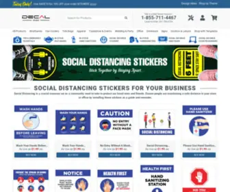 Decalstudio.com(Social Distancing Floor Stickers and Floor Decals) Screenshot