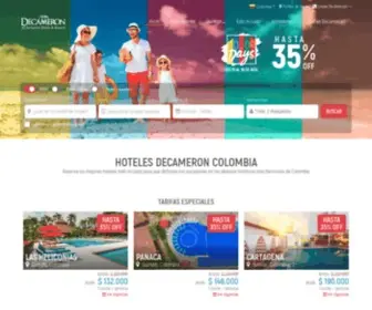 Decameron.co(Hoteles Decameron) Screenshot