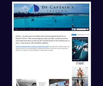 Decaptain.com(De Captain's sailing blog) Screenshot