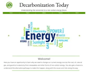 Decarbtoday.com(Understanding the conversion to a non) Screenshot